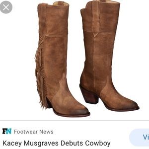 Lucchese Kacey Musgraves fringe boots